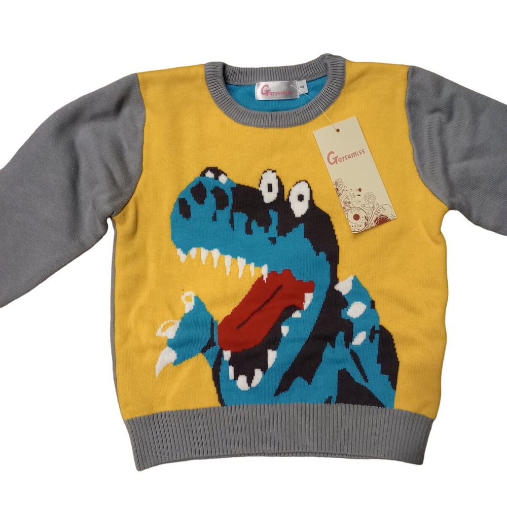Garsumiss Dinosaur Sweater Boys 4